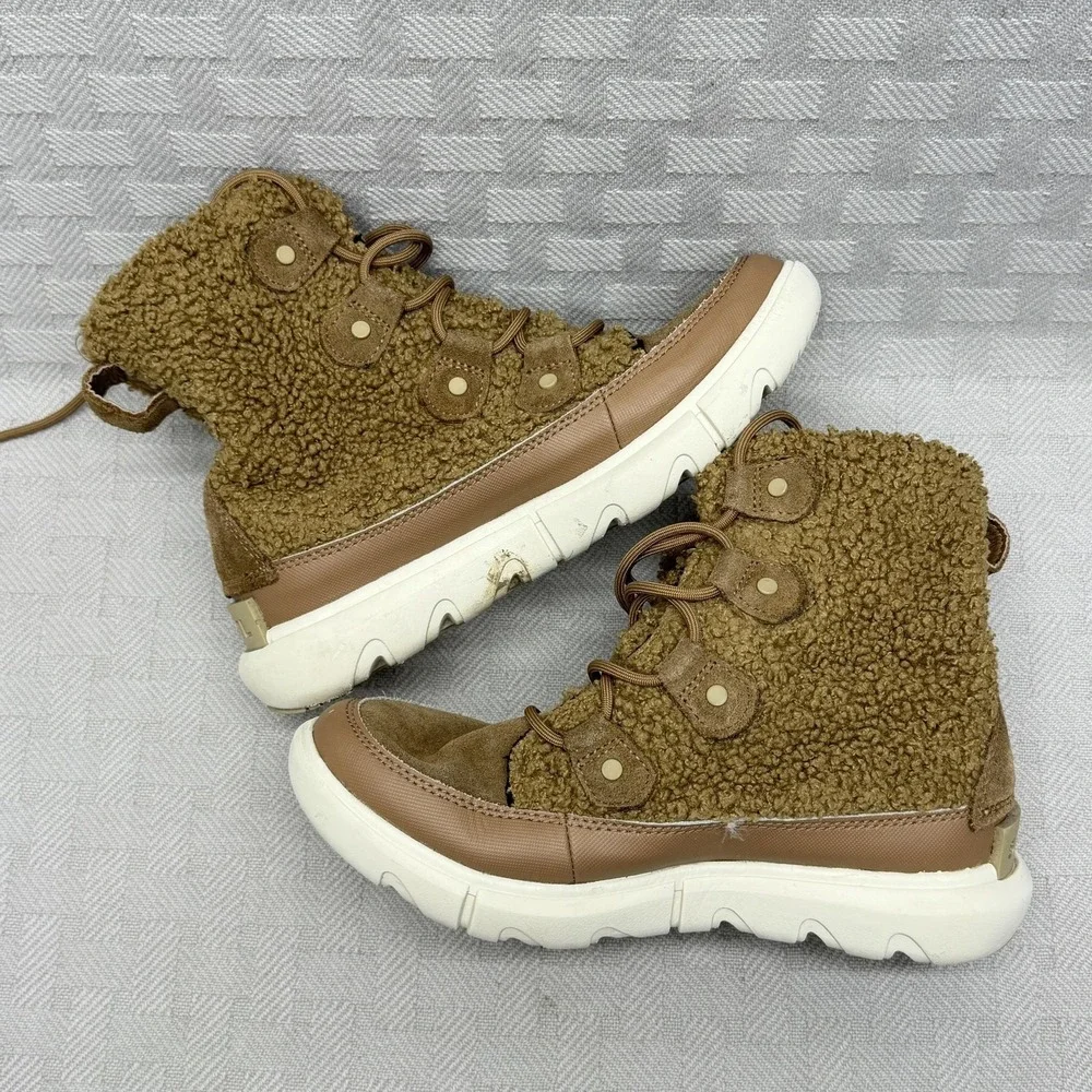 Sorel Women's Explorer II Joan Delta Fawn Cozy Boot NL4455-257‎ size 6.5